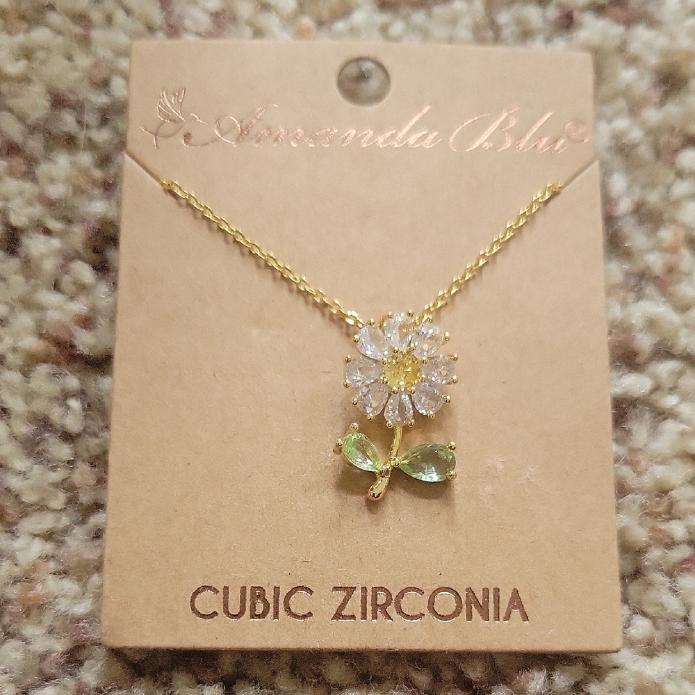 COPY - Amanda Blu Gold Daisy Necklace